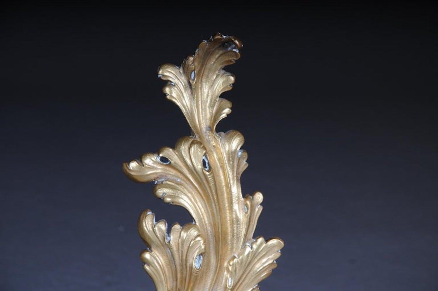 Antique French del 19° secolo, mensola da camino / caminetto in bronzo In condizioni buone in vendita a Berlin, DE