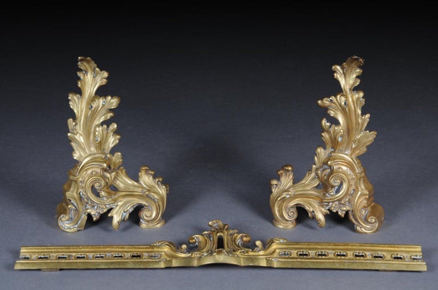 Antique French del 19° secolo, mensola da camino / caminetto in bronzo in vendita 2