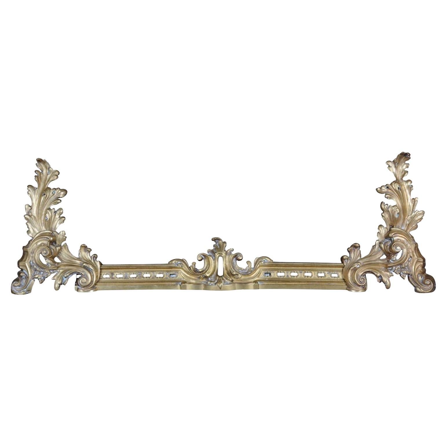 Antique French del 19° secolo, mensola da camino / caminetto in bronzo in vendita