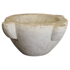 19th Century Antique French marble mortar