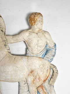 19th Century Antique French Neoclassical Plaster Relief Sculpture