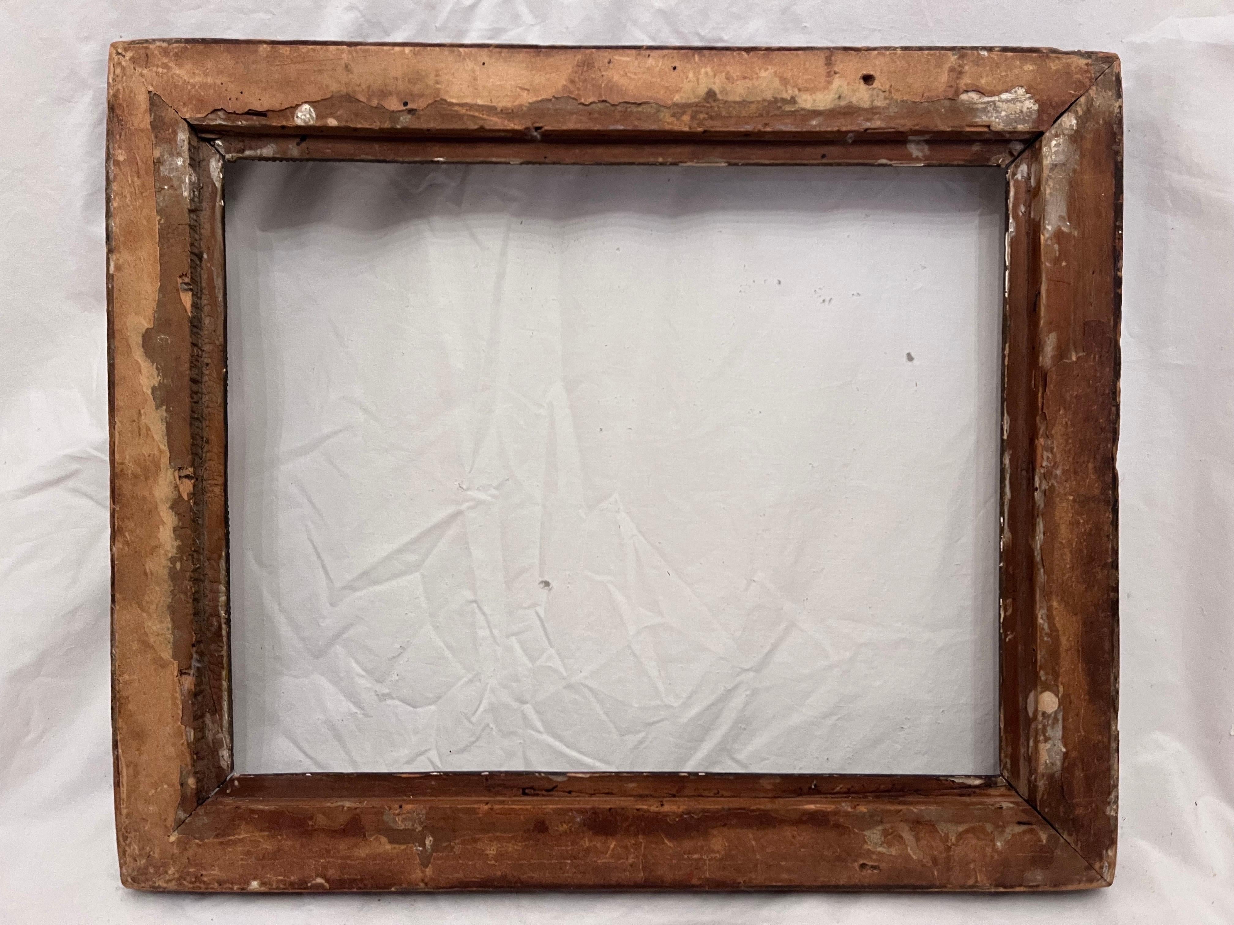19th Century Antique French Neoclassical Style Drawing Picture Frame 15 x 12 For Sale 4