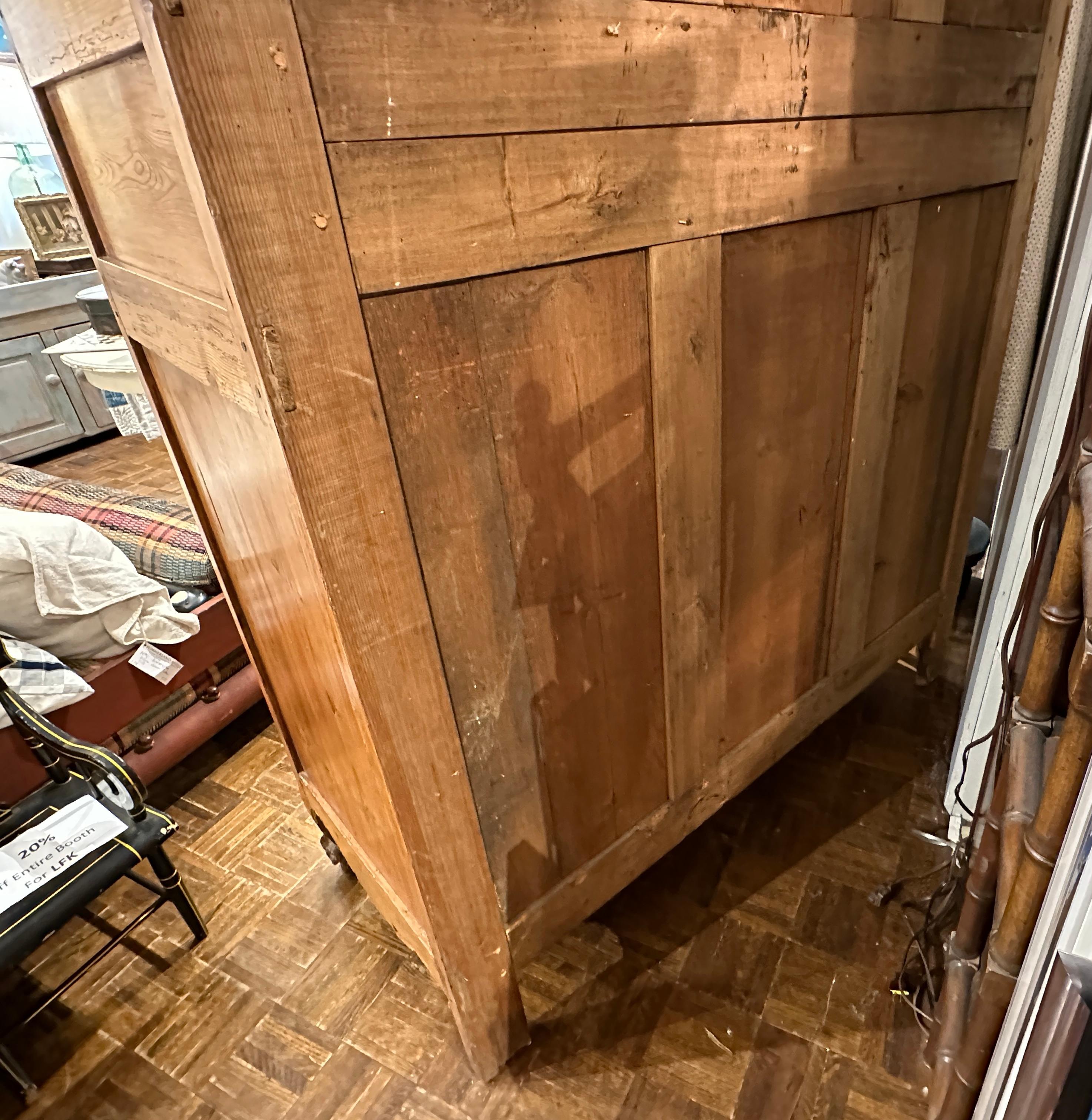 Antique Pine Armoire, 19th Century French For Sale 7
