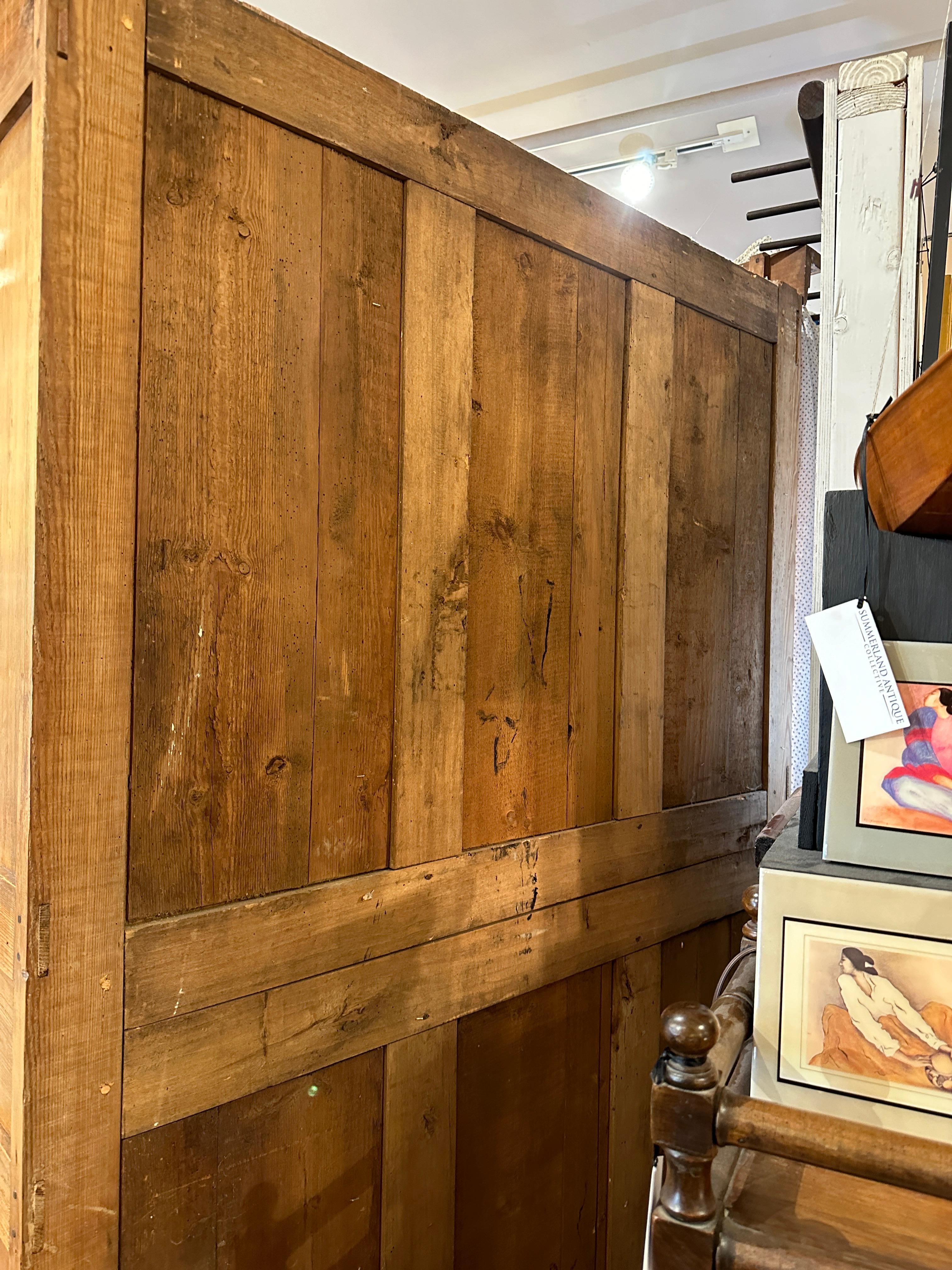 Antique Pine Armoire, 19th Century French For Sale 8