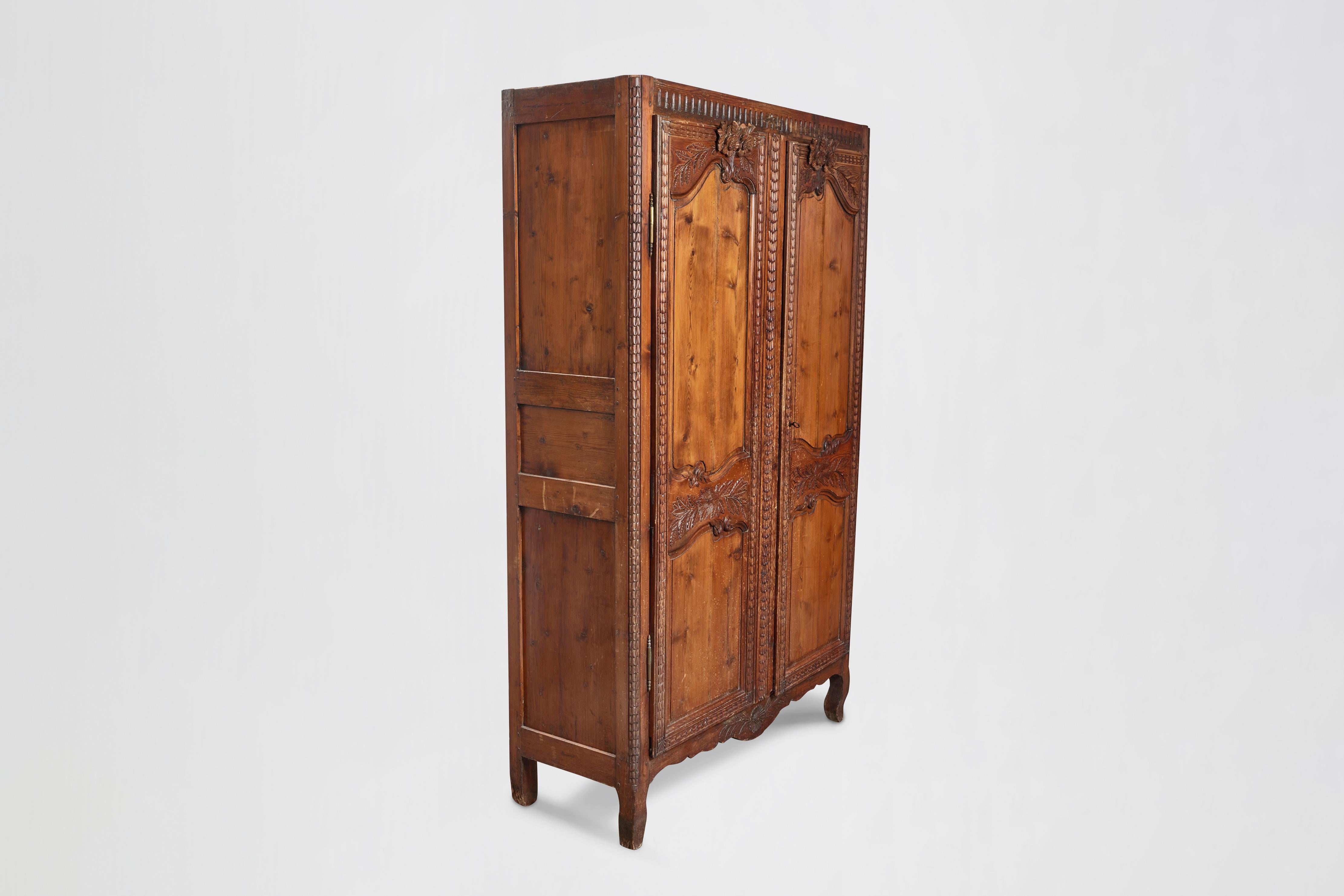 antique oak armoire