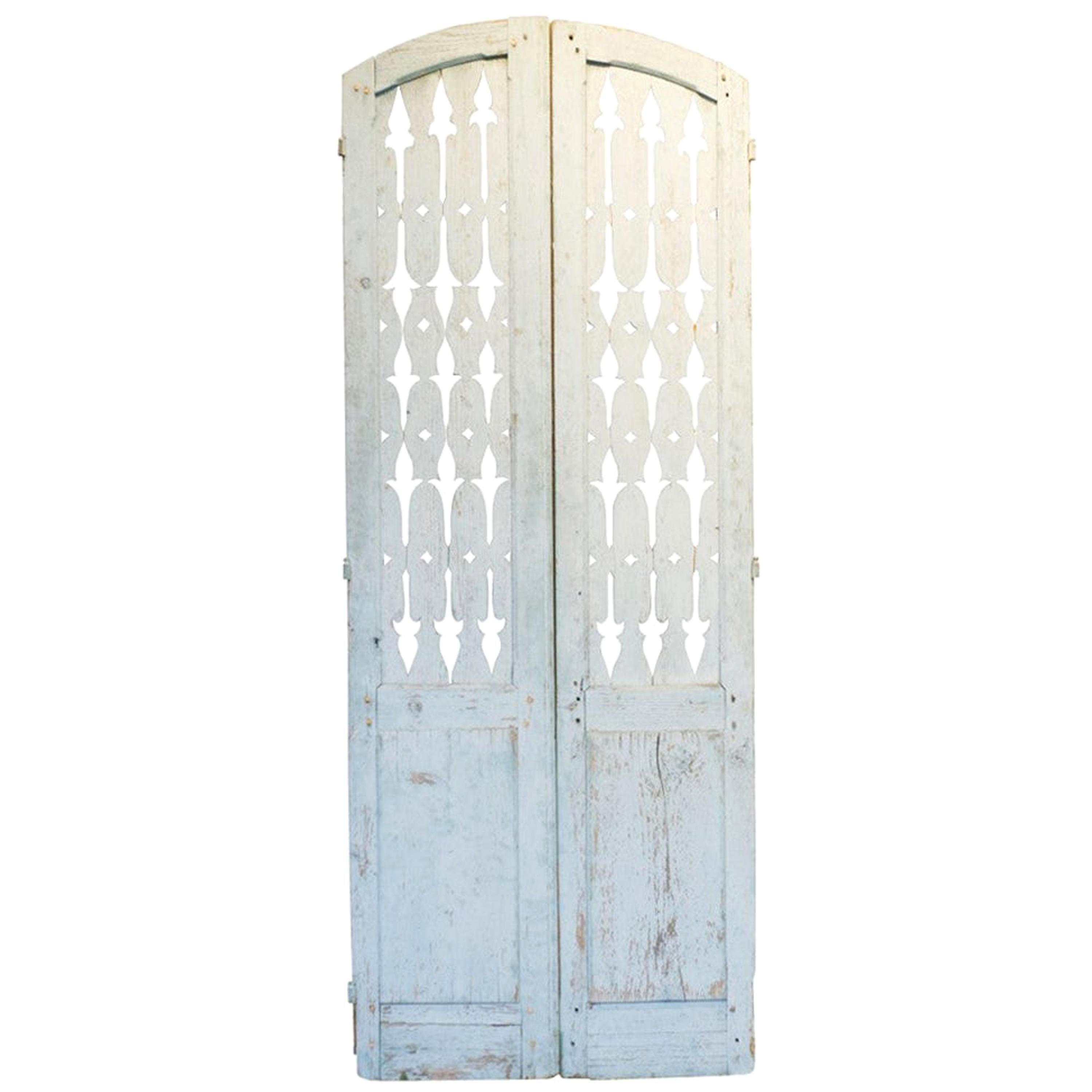 19th Century Antique French Shutter Doors For Sale