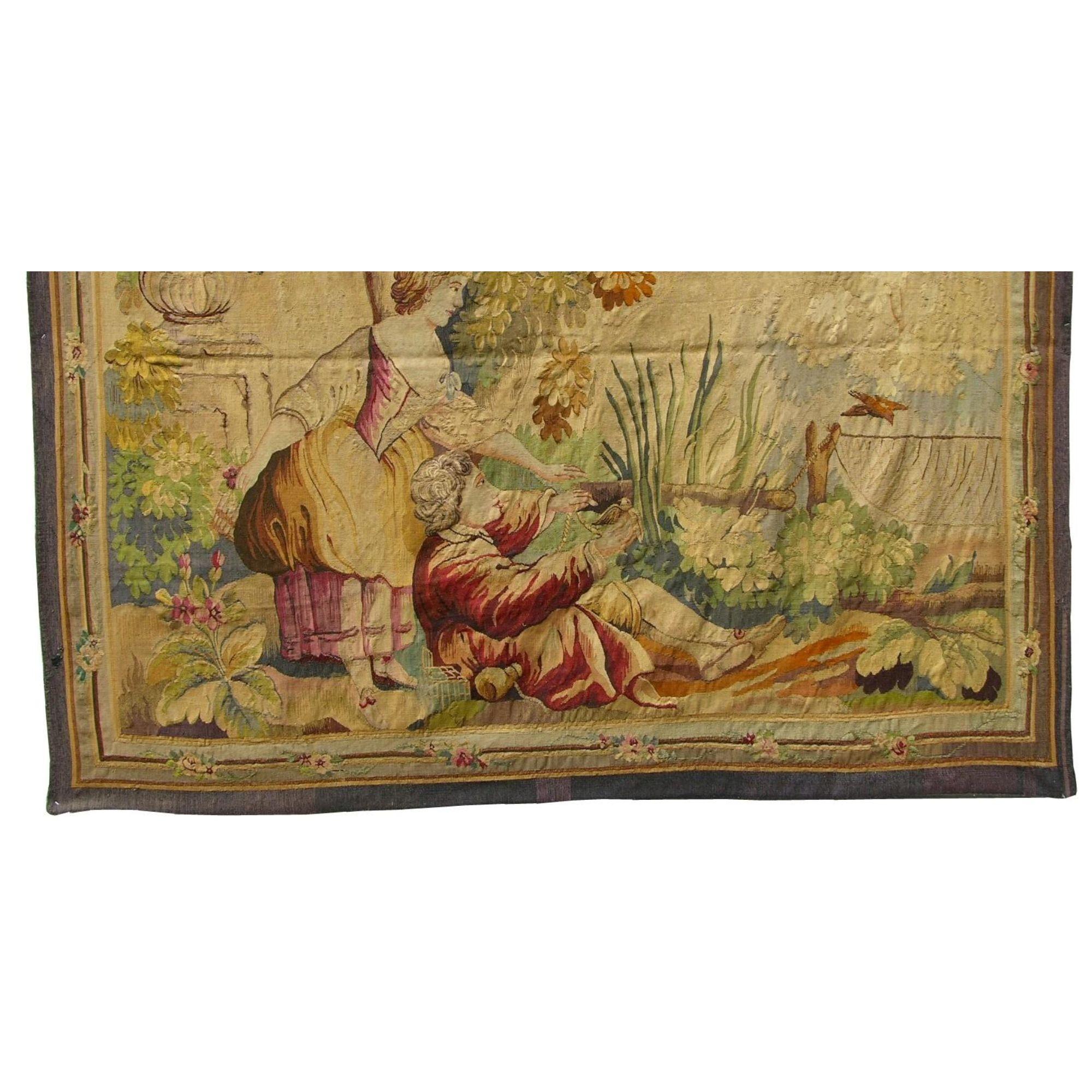 Unknown 19th Century Antique French Tapestry 7'6