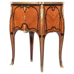 19th Century Antique French Tulipwood Commode