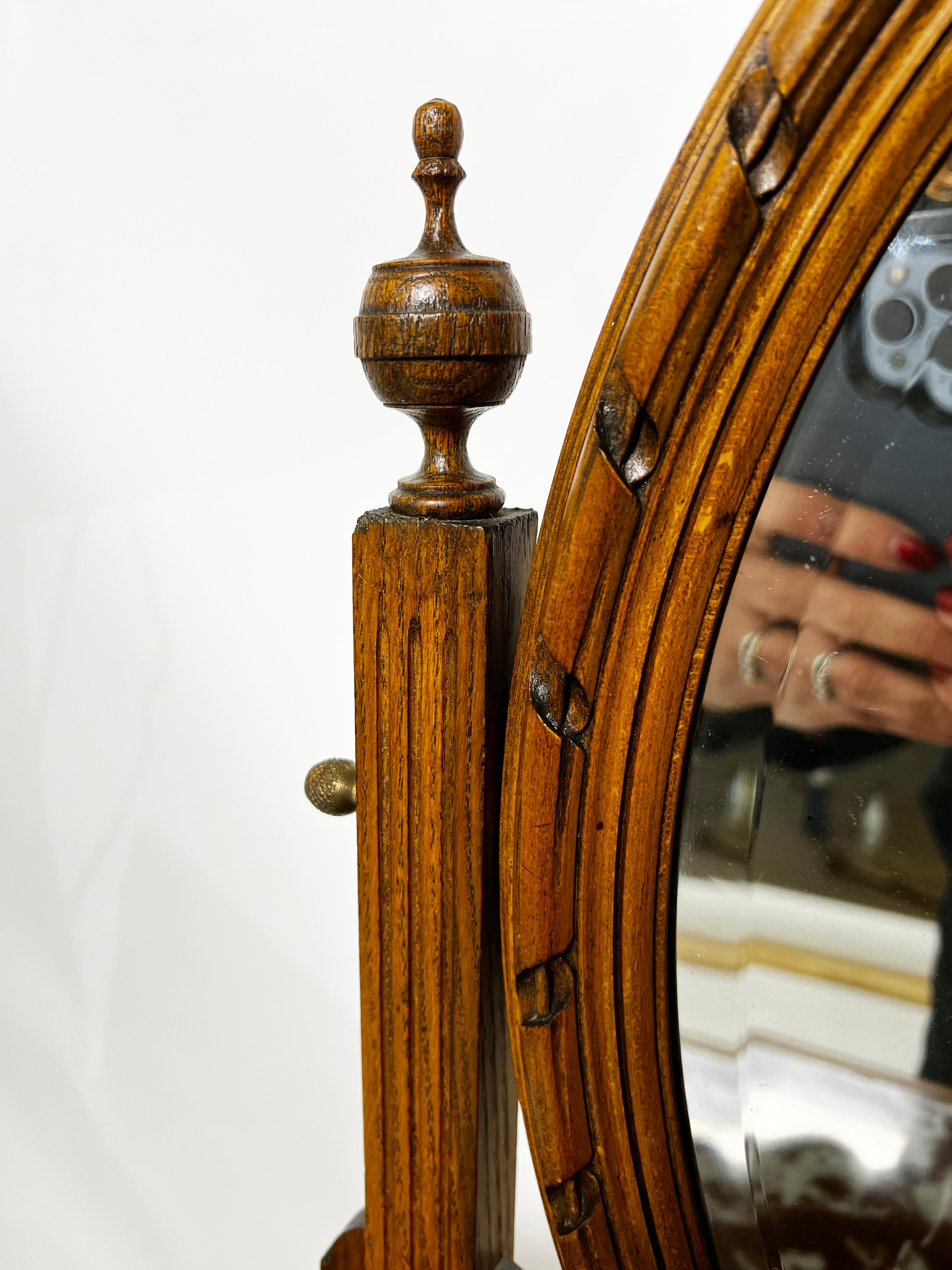 Table de toilette française ancienne du 19ème siècle avec plateau en marbre Bon état - En vente à Peabody, MA