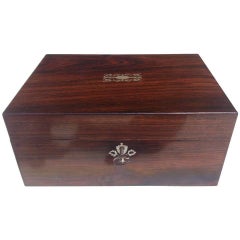 19th Century Antique Games Box / Playing Card Box