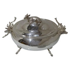 19th Century Antique George III Stag Soup Tureen circa 1870 Richard Martin 
Son