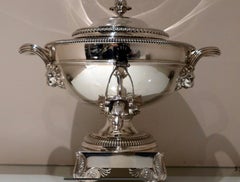 19th Century Antique George III Sterling Silver Tea Urn London 1813 Paul Storr