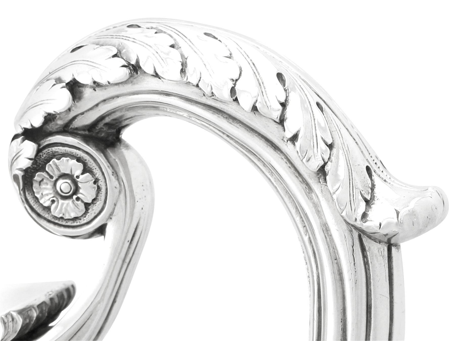 Jarra de vino de plata de ley antigua principios del siglo XIX en venta