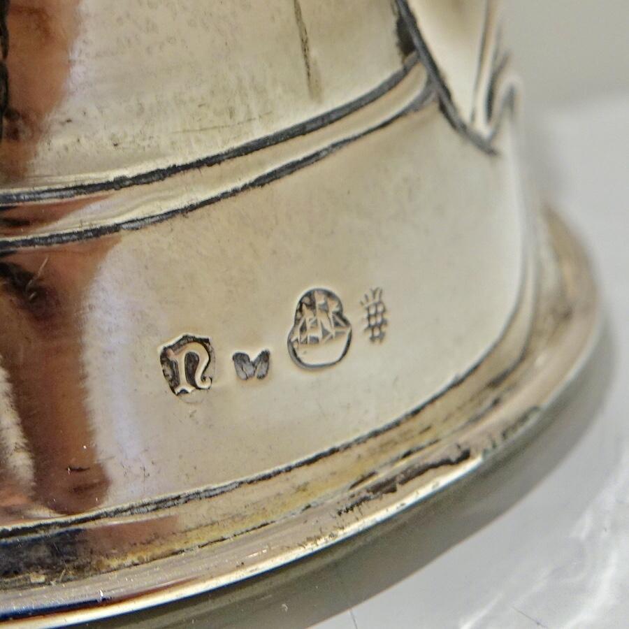 Silver 19th Century Antique German Wager Cup Hanau circa 1890 B Neresheimer & Sohne