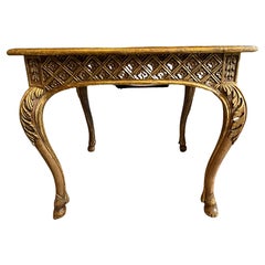 19. Jahrhundert Antike Giltwood Tisch
