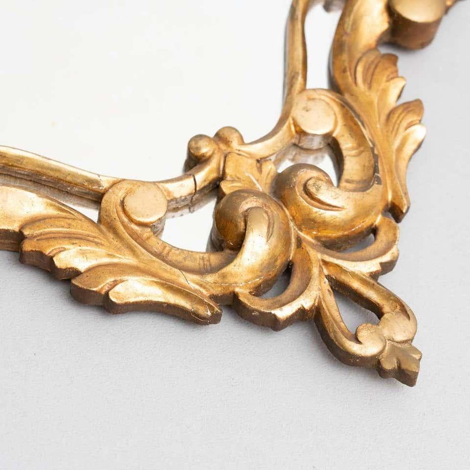 Frühes 20. Jahrhundert Französisch Antique Gold Cornucopia Spiegel: Timeless Elegance 1