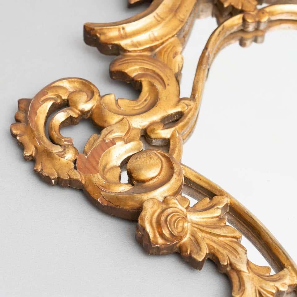 Frühes 20. Jahrhundert Französisch Antique Gold Cornucopia Spiegel: Timeless Elegance 2
