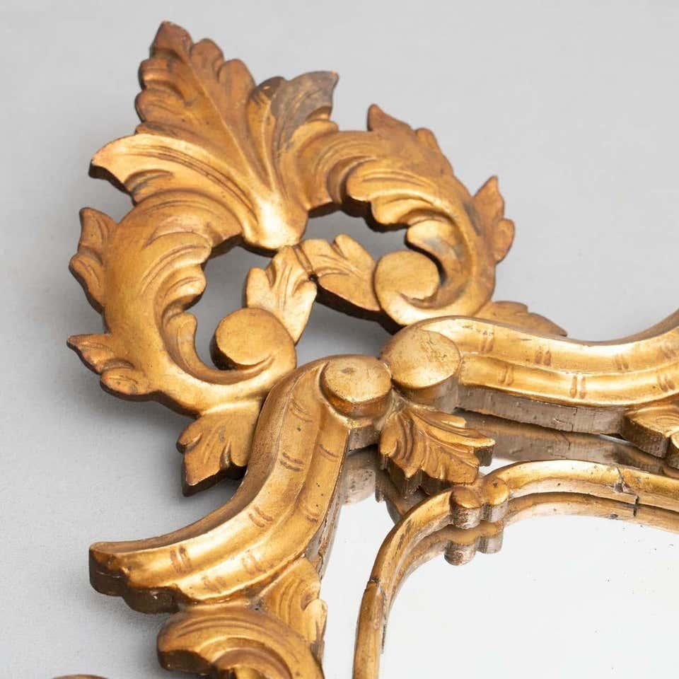 Frühes 20. Jahrhundert Französisch Antique Gold Cornucopia Spiegel: Timeless Elegance 3