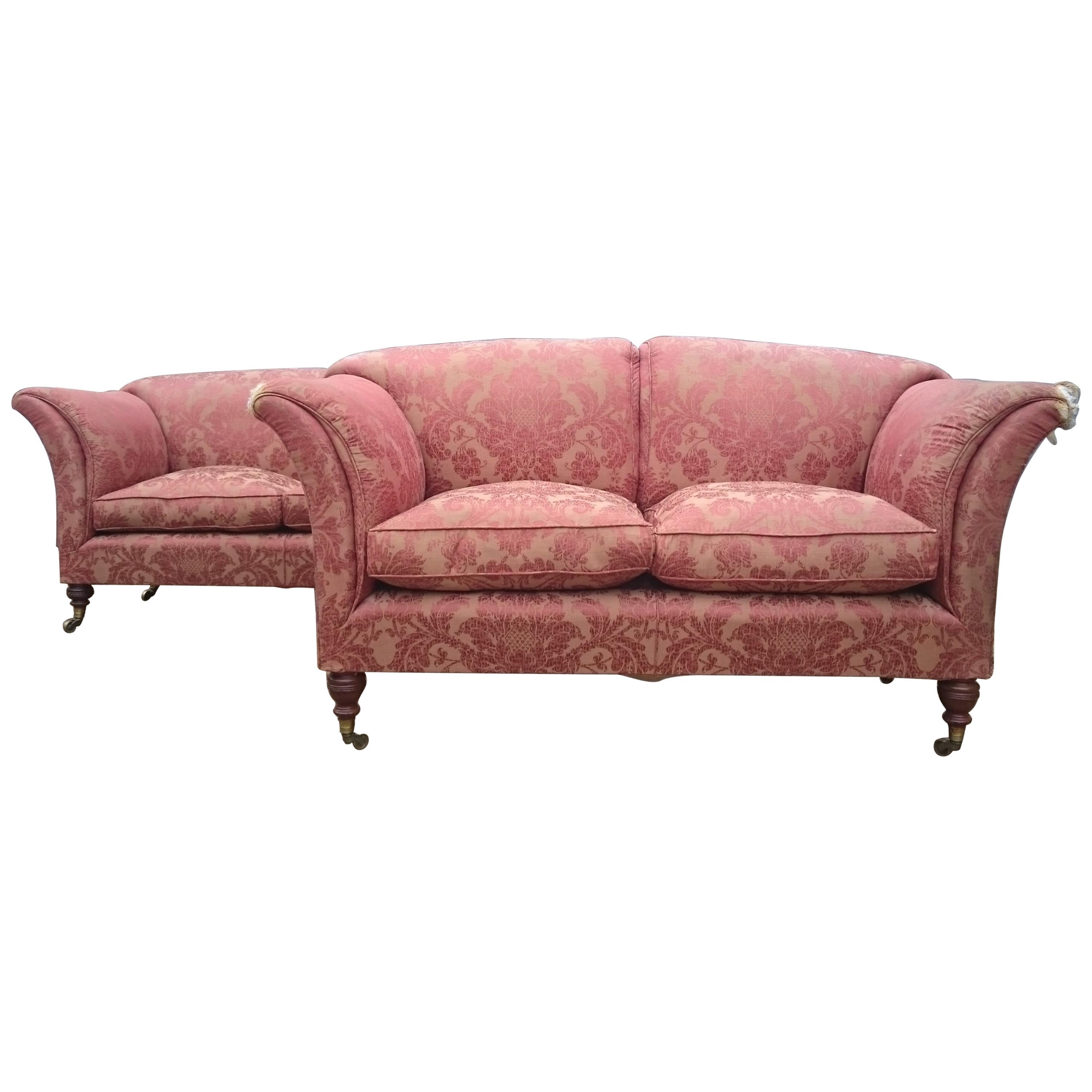 19th Century Antique Grantley Sofa by Howard and Sons of London