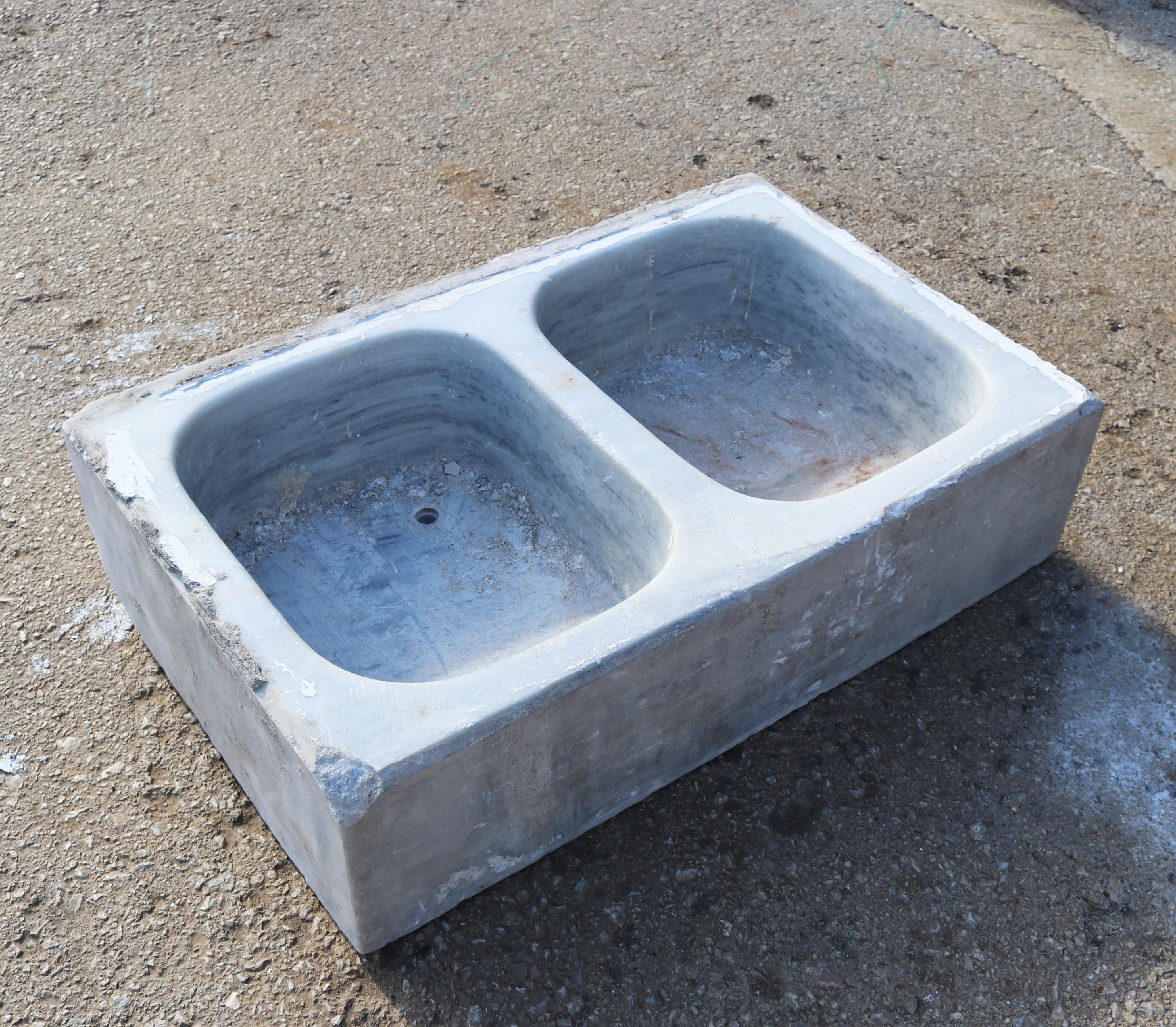 old ceramic sink