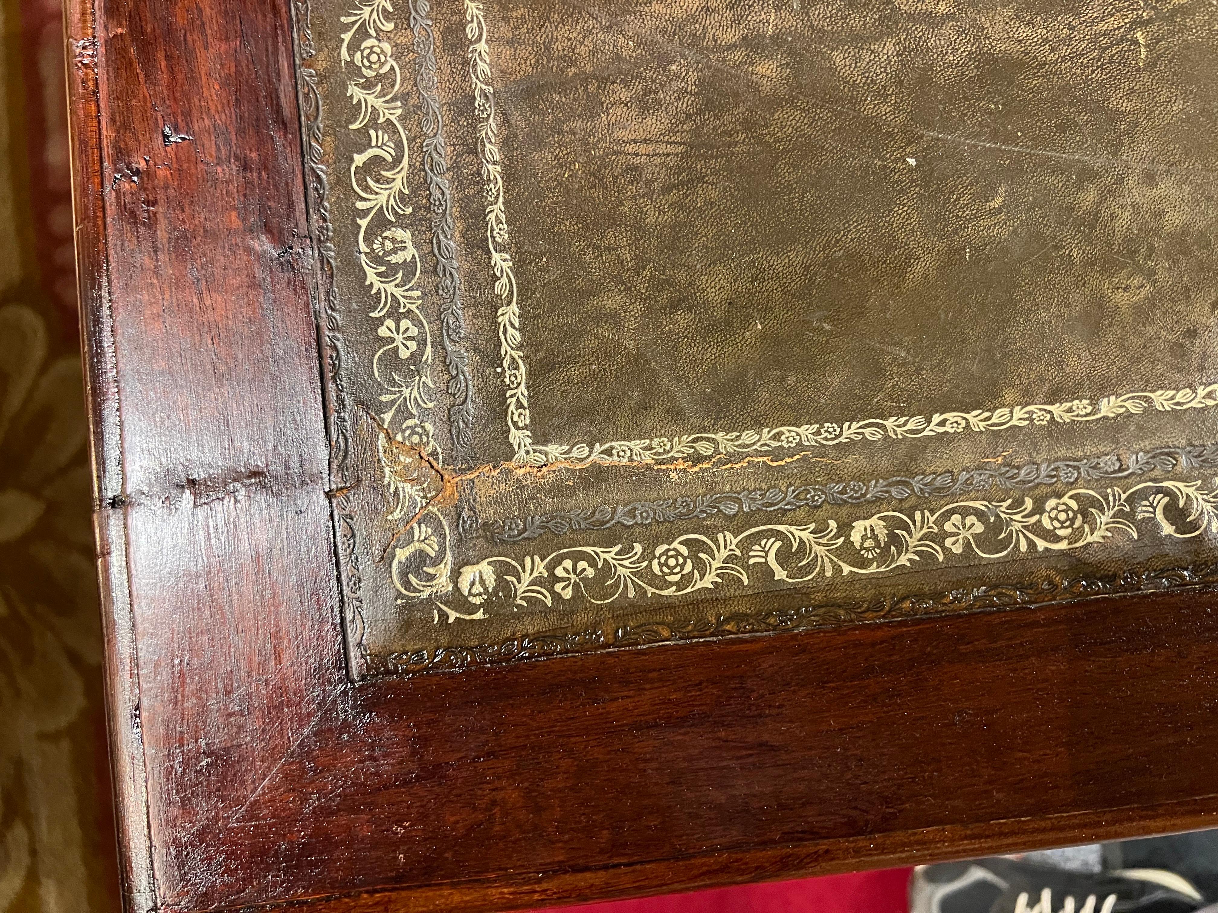Antiker historischer Damen-Schreibtisch aus englischem Mahagoni des 19. Jahrhunderts 1860-1880 im Angebot 8