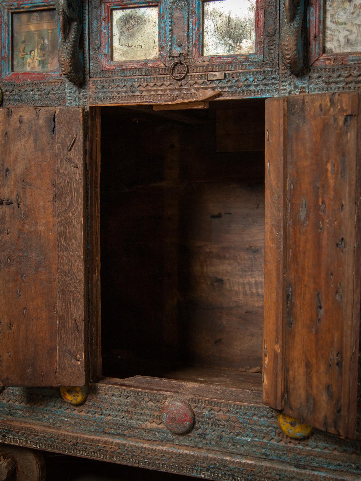 19th century Antique Indian Damchiya - Wedding Closet - OriginalBuddhas For Sale 11