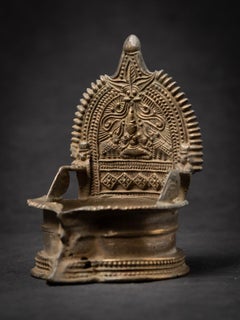 19. Jahrhundert Antike indische Öllampe aus Indien
