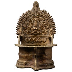 19. Jahrhundert Antike indische Öllampe aus Indien