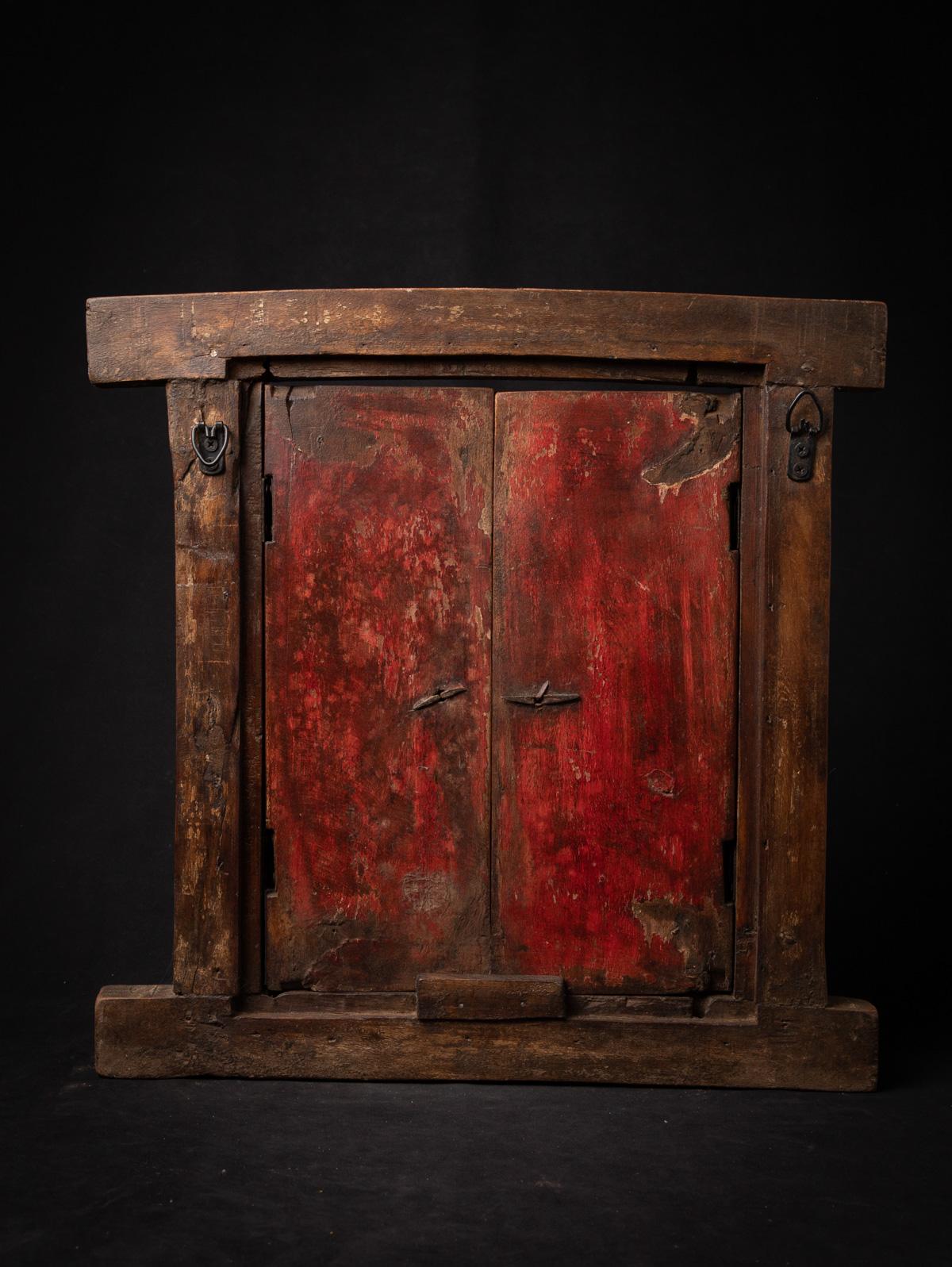 XIXe siècle Cadre / panneau en bois peint indien ancien du 19e siècle provenant de l'Inde en vente