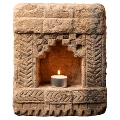 19th century Antique Indian sandstone temple from India