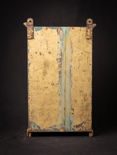 Armoire indienne ancienne en bois datant du XIXe siècle, provenant d'Inde