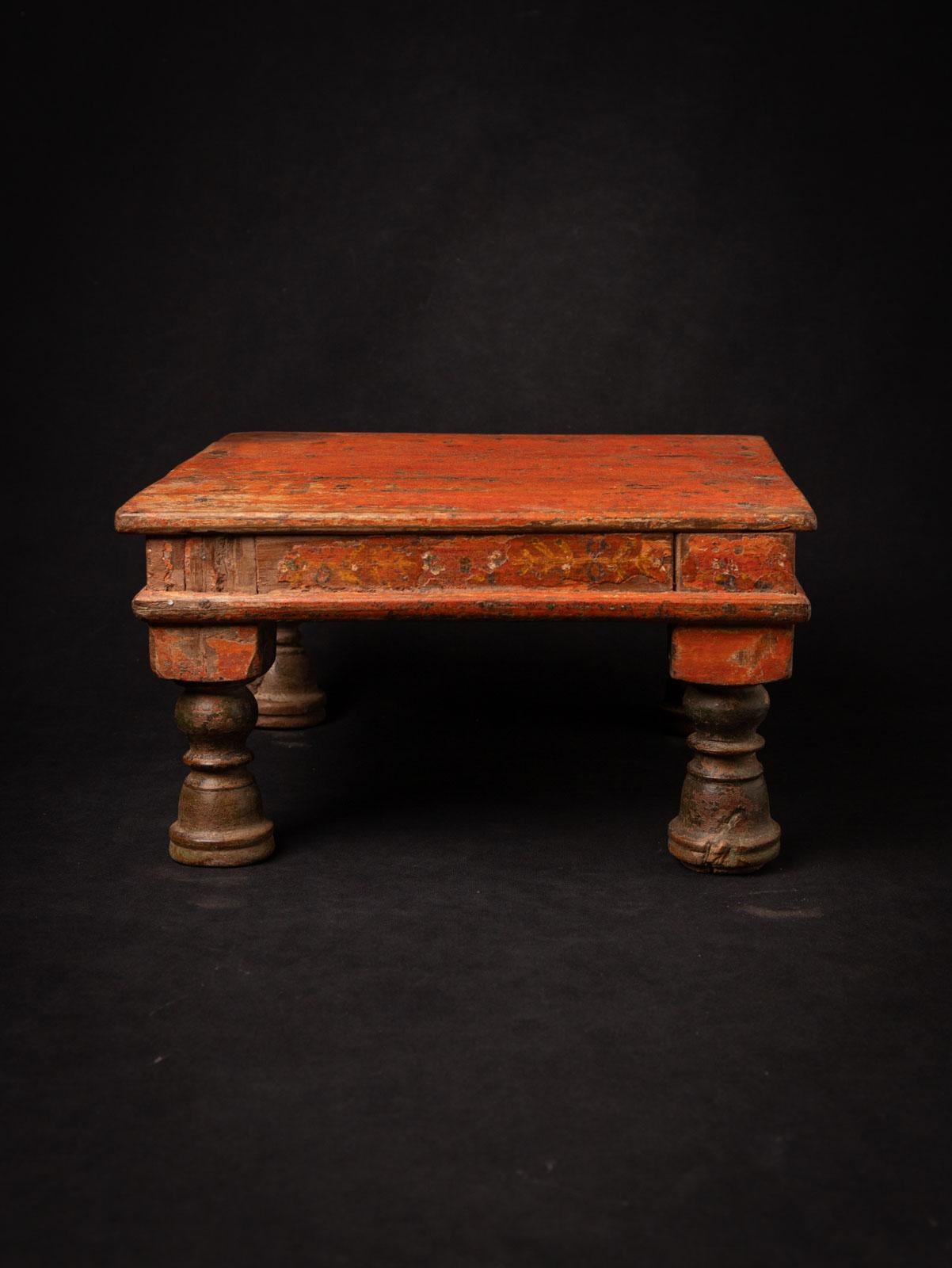 19th Century 19th century Antique Indian wooden shrine / table from India
