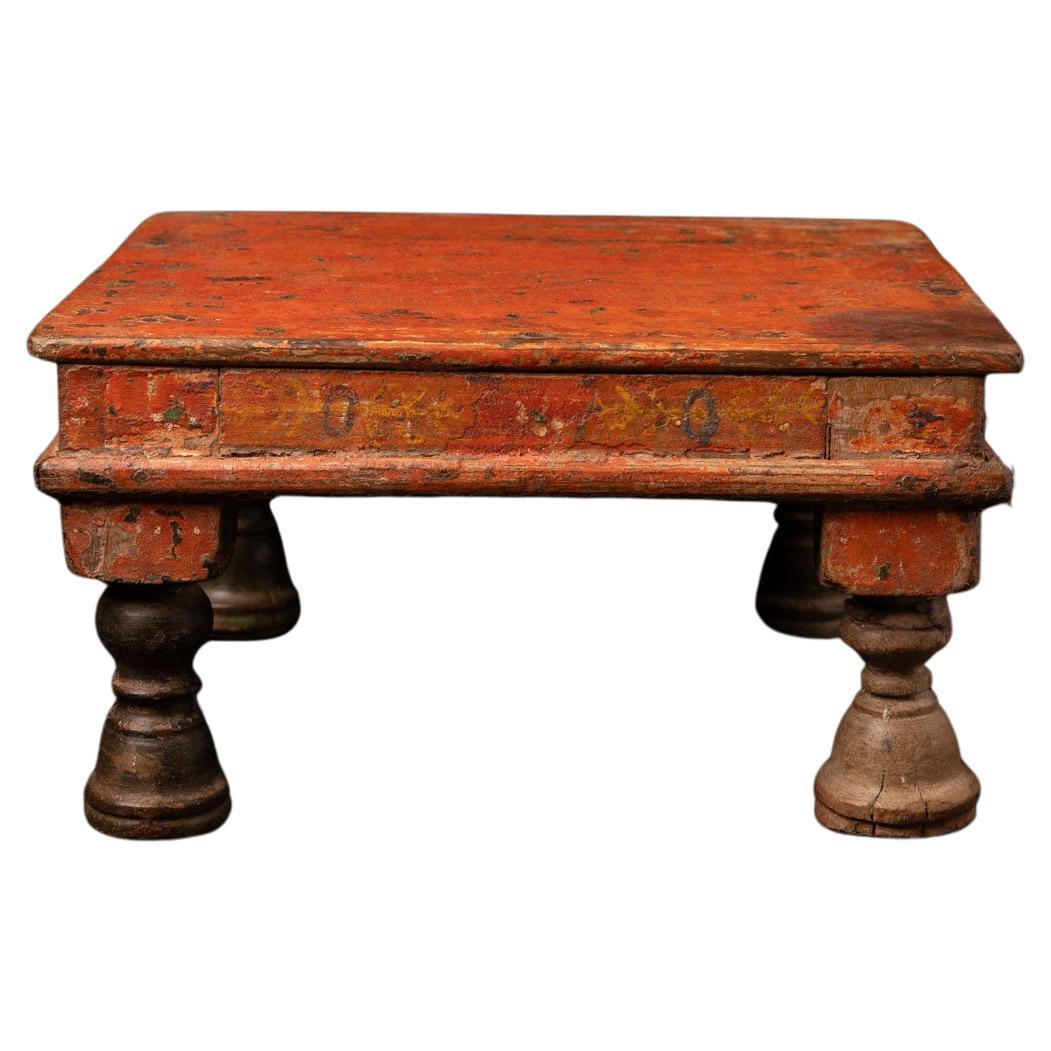 19th century Antique Indian wooden shrine / table from India