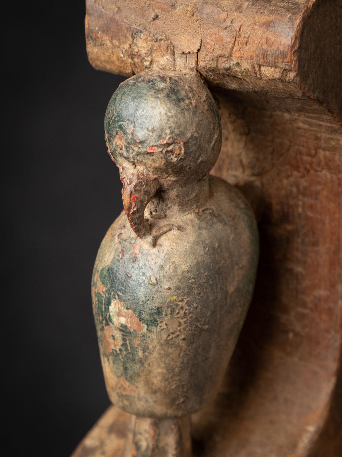 19th century Antique Indian wooden Temple fragment from India - OriginalBuddhas For Sale 7
