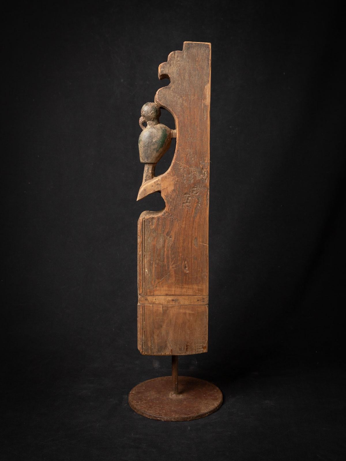 Wood 19th century Antique Indian wooden Temple fragment from India - OriginalBuddhas For Sale