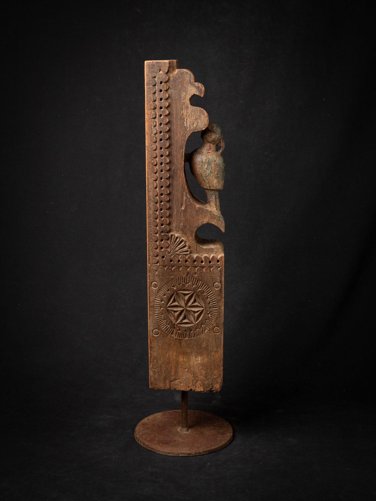 19th century Antique Indian wooden Temple fragment from India - OriginalBuddhas For Sale 2
