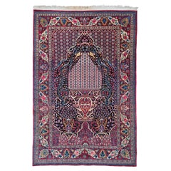 19th Century Antique Isfahan Rug - Antique rug, Wool Rug