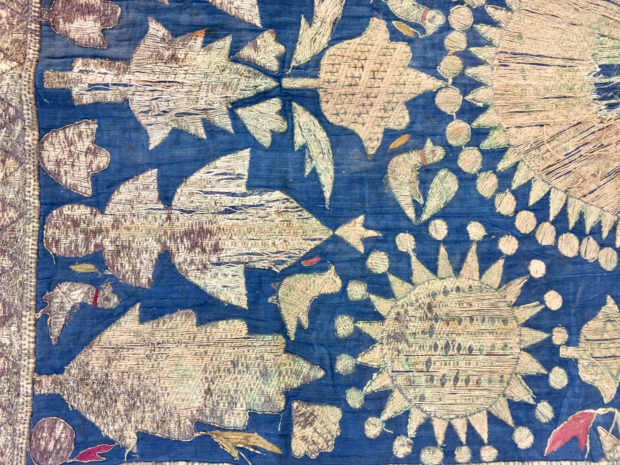19th Century Moorish Islamic Ottoman Empire Textile Metallic Embroidered 3