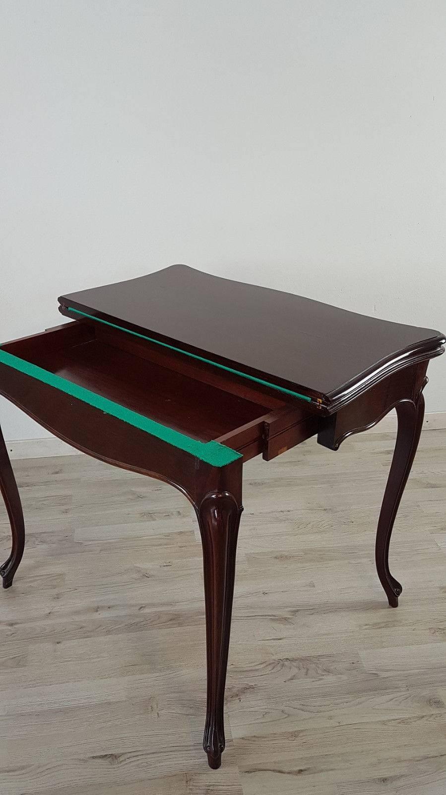 19th Century Italian Louis XV Style Rosewood Game Table 2