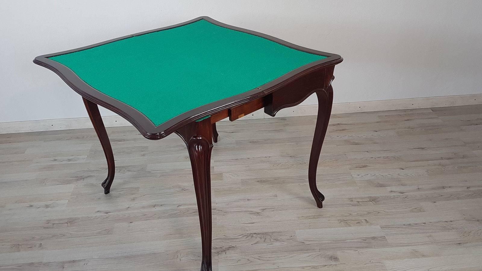 19th Century Italian Louis XV Style Rosewood Game Table 3