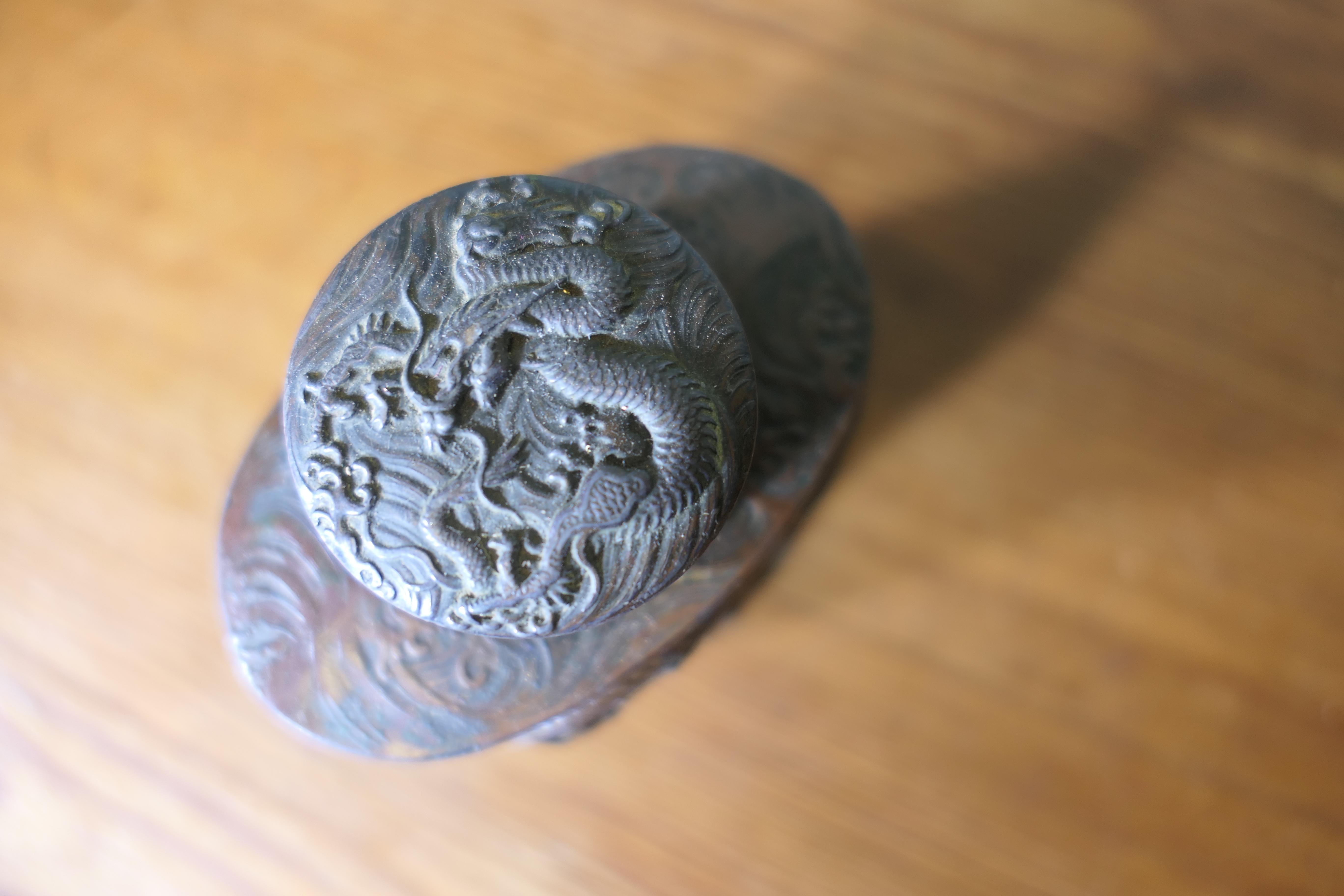 19th Century Antique Japanese Silver Plated Tea Caddy In Good Condition For Sale In Godshill, Isle of Wight
