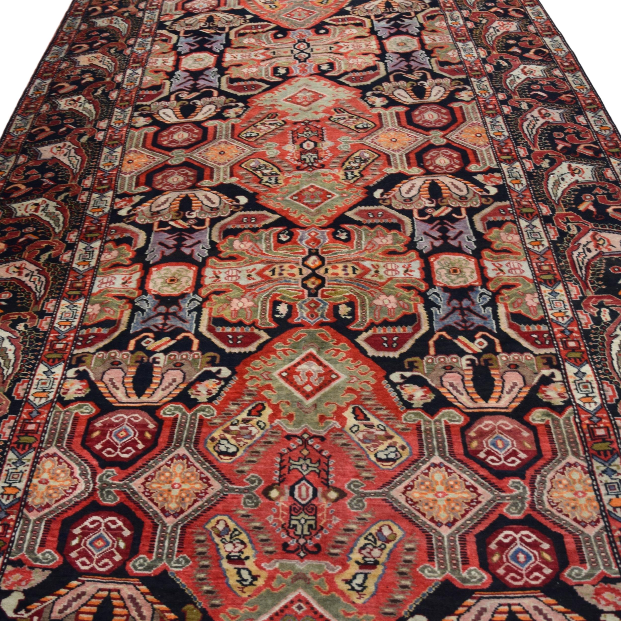 19th Century Antique Karabagh Rug - Antique Wool Caucasian Karabagh Rug For Sale 1