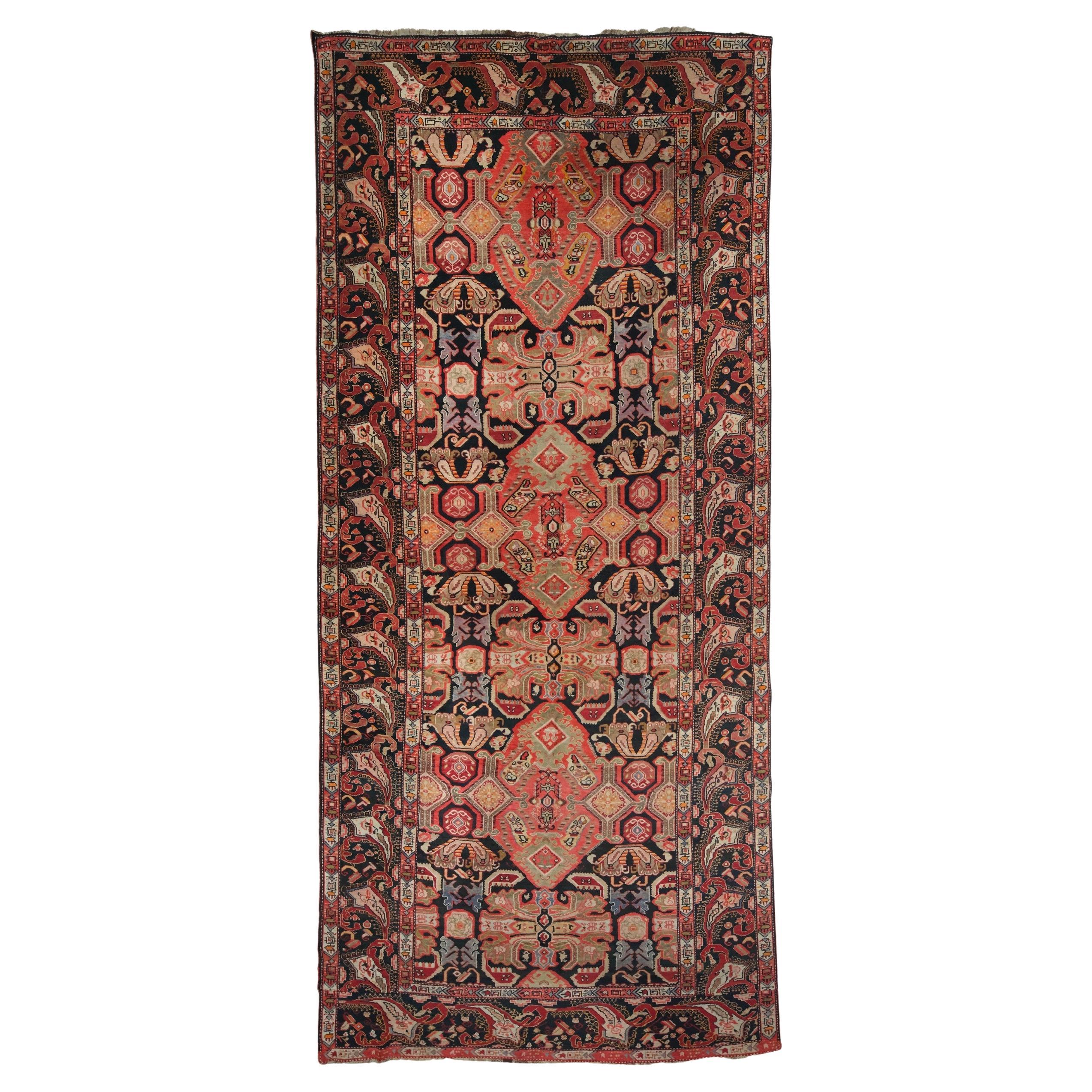 19th Century Antique Karabagh Rug - Antique Wool Caucasian Karabagh Rug