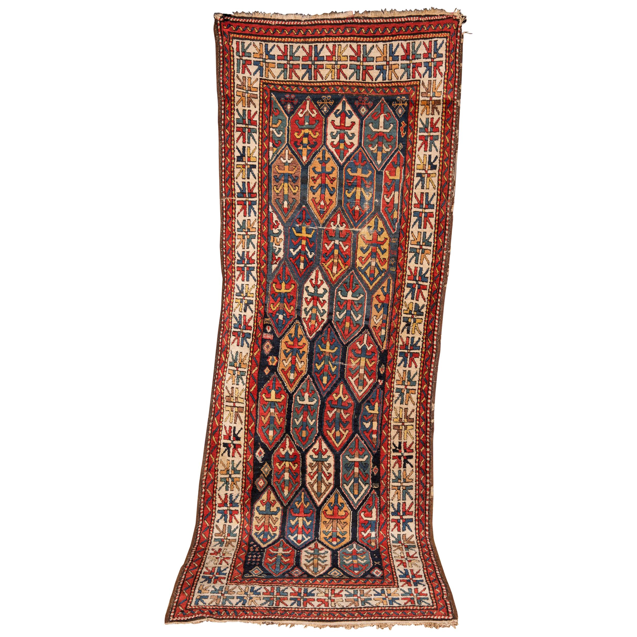 19th Century Antique Kazak Carpet