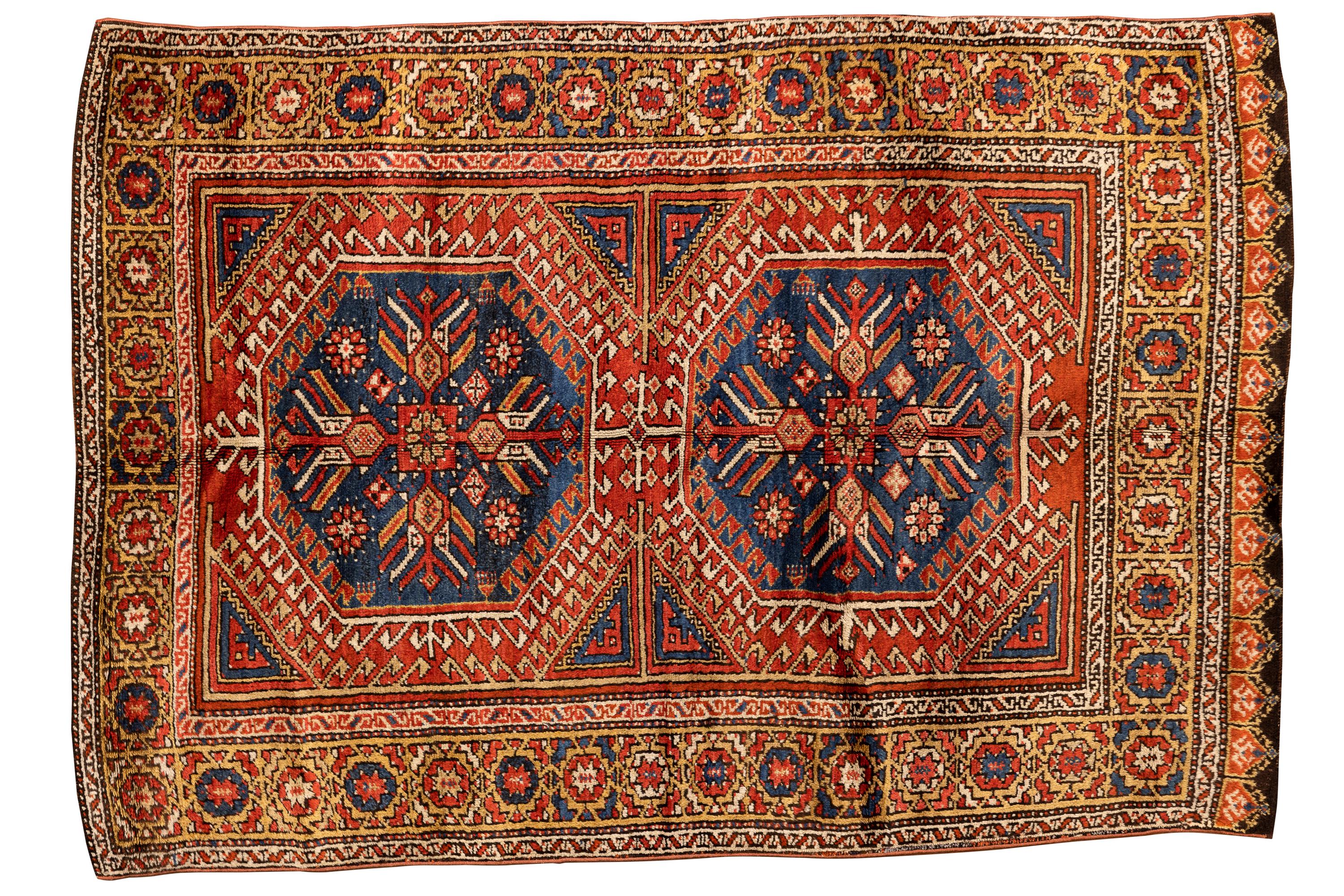 19th Century Antique Konya Rug In Excellent Condition For Sale In Barueri, SP, BR