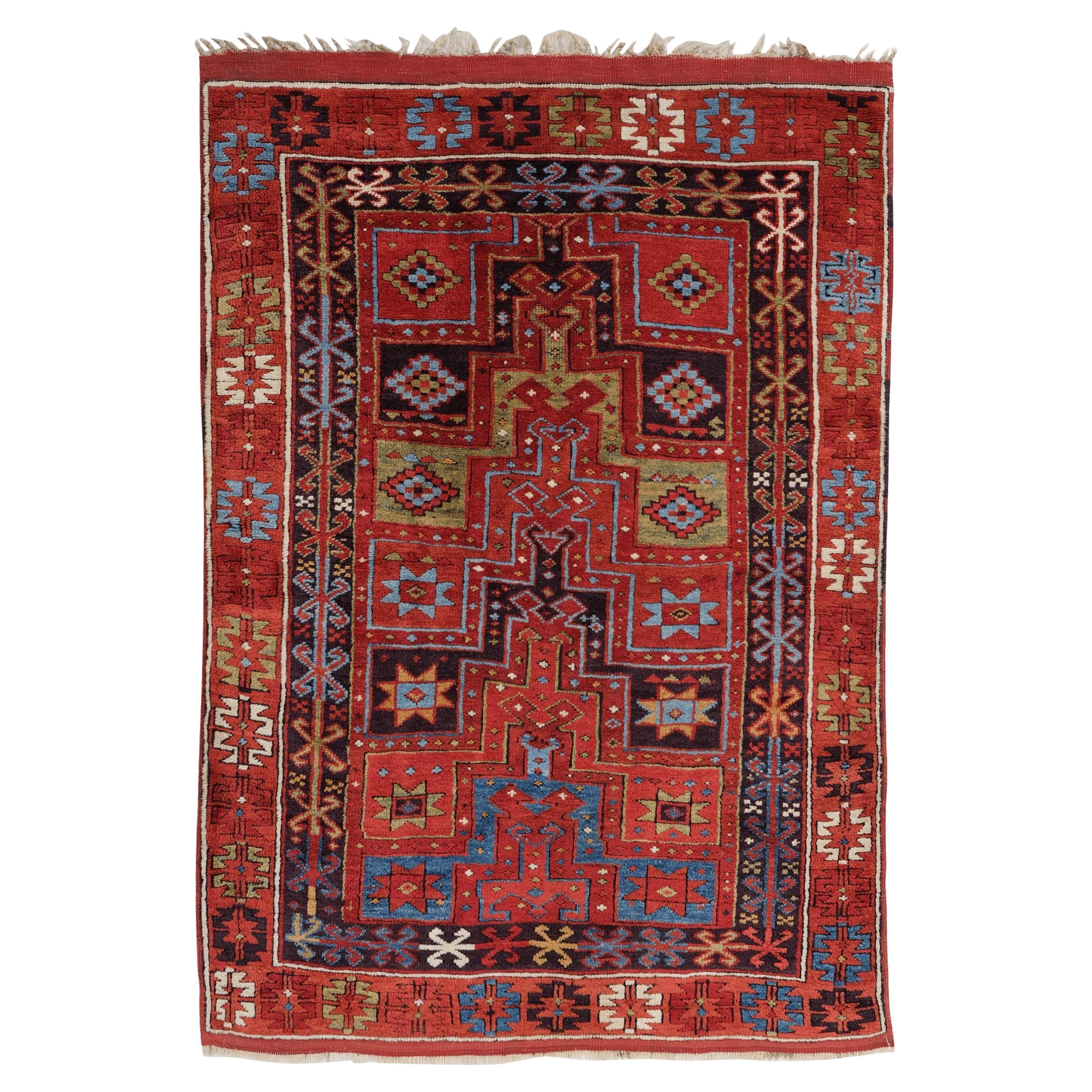 Antiker Konya-Bacali-Teppich aus dem 19.