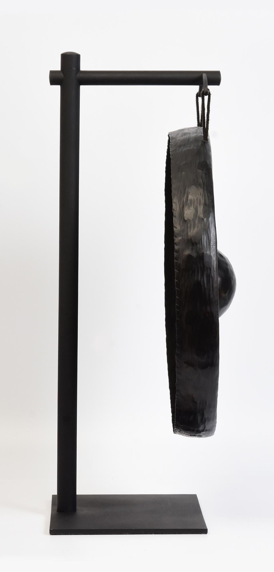 Gong antico in bronzo del Laos del XIX secolo con supporto in vendita 6