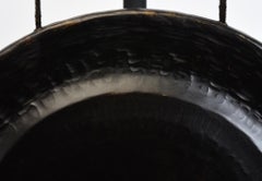 19th Century, Antique Laos Bronze Gong with Stand