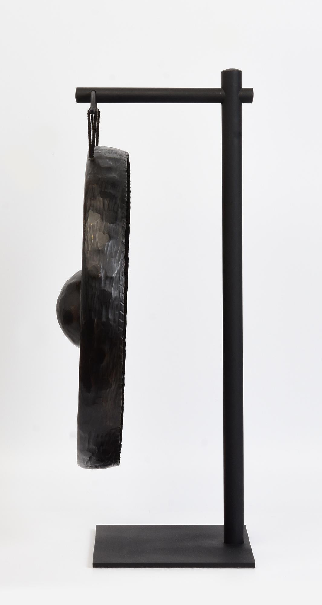 Gong antico in bronzo del Laos del XIX secolo con supporto in vendita 3