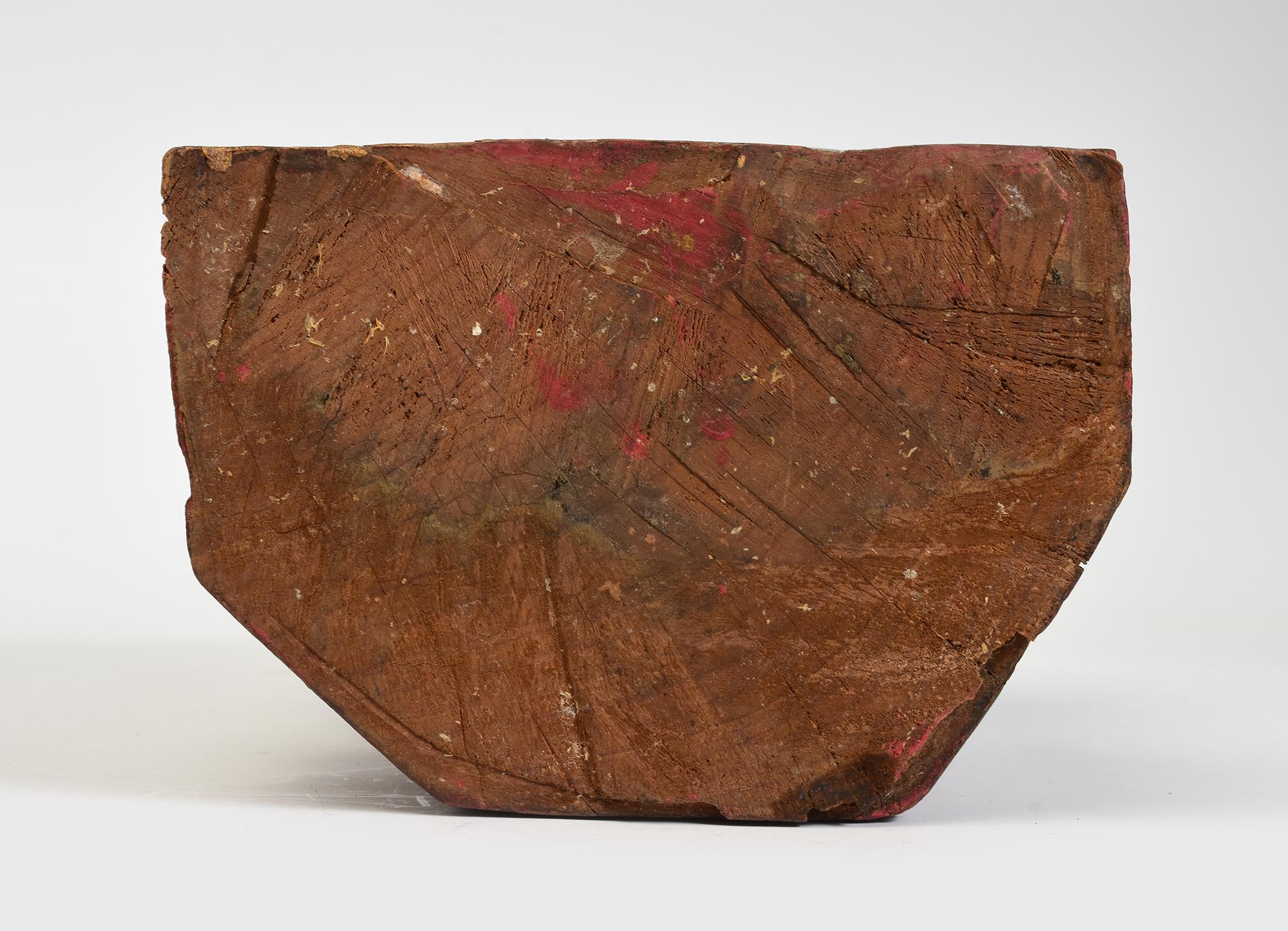 19th Century, Antique Laos Wooden Seated Buddha For Sale 7